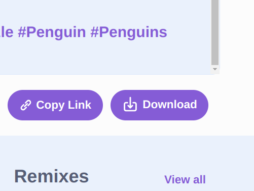 Project page download button